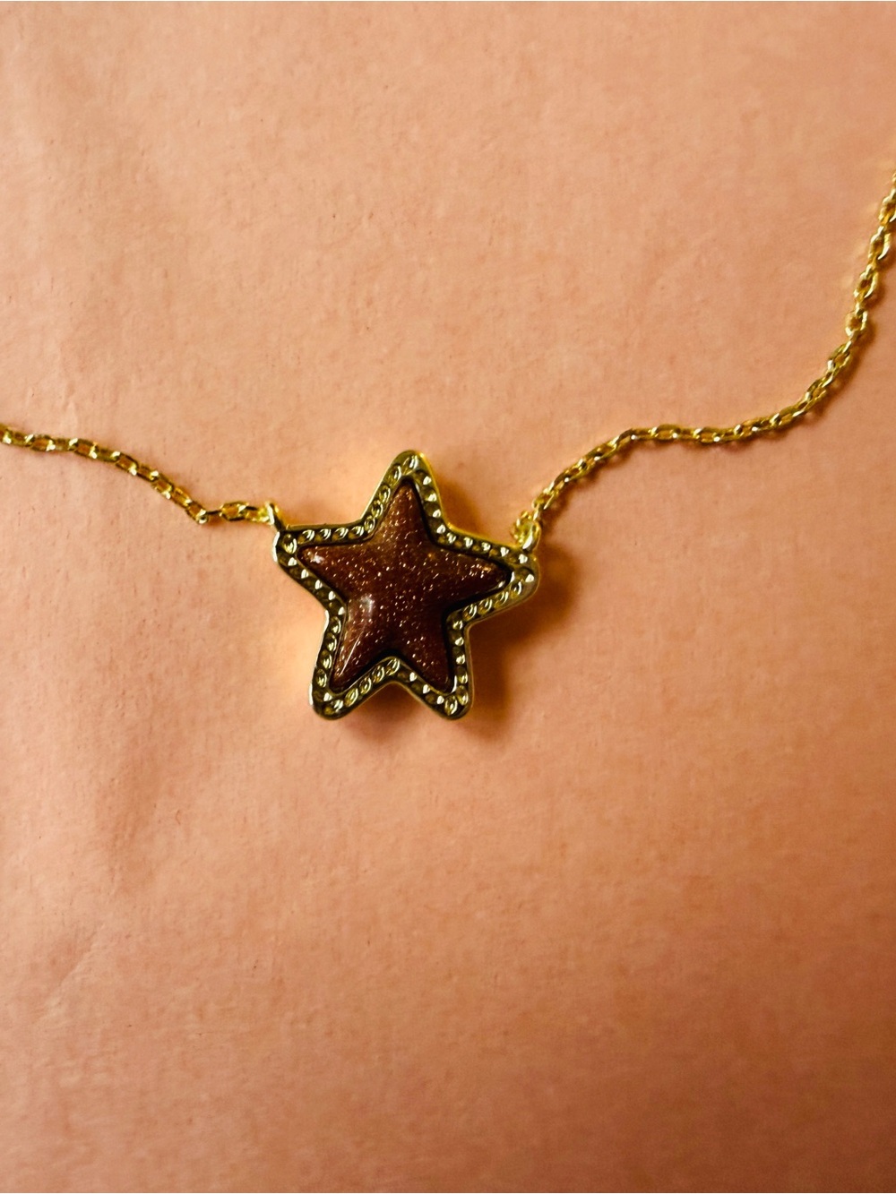 Rare Kendra Scott Metallic Rust Necklace